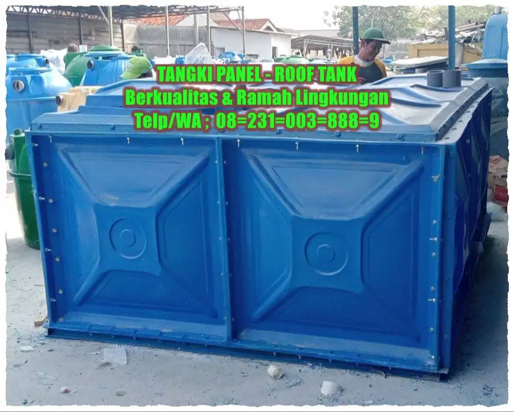 Tangki Panel,Tangki Air Fiberglass,Roof Tank,Tangki Air Kotak,Toren Ai