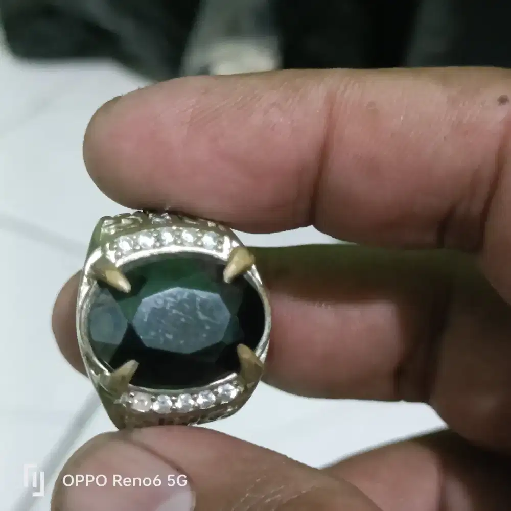 Batu cincin black diamond/black onyx
