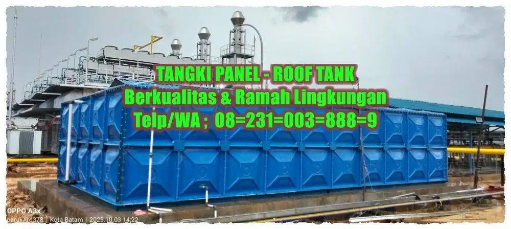 Tangki Panel,Tangki Air Fiberglass,Roof Tank,Tangki Air Kotak,Toren Ai