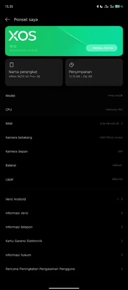 Infinix Note 40 Pro Plus 5G Like New