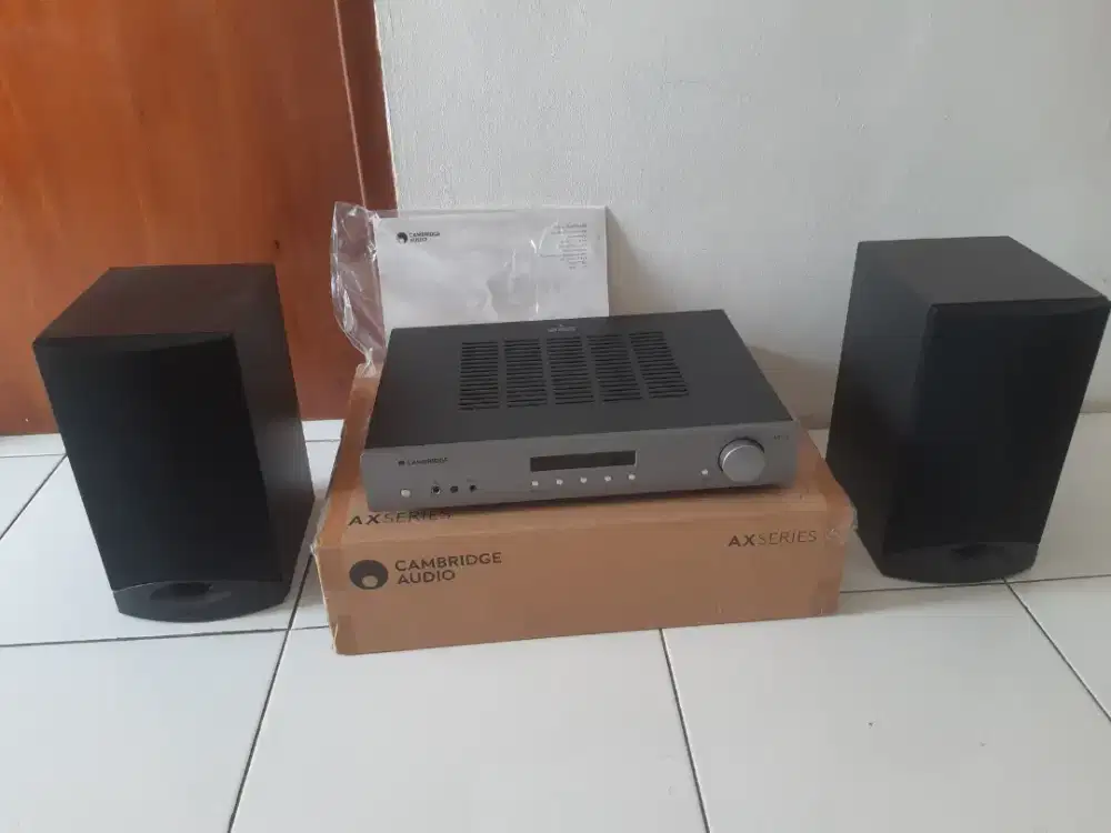 Jual sepasang amplifier & speaker