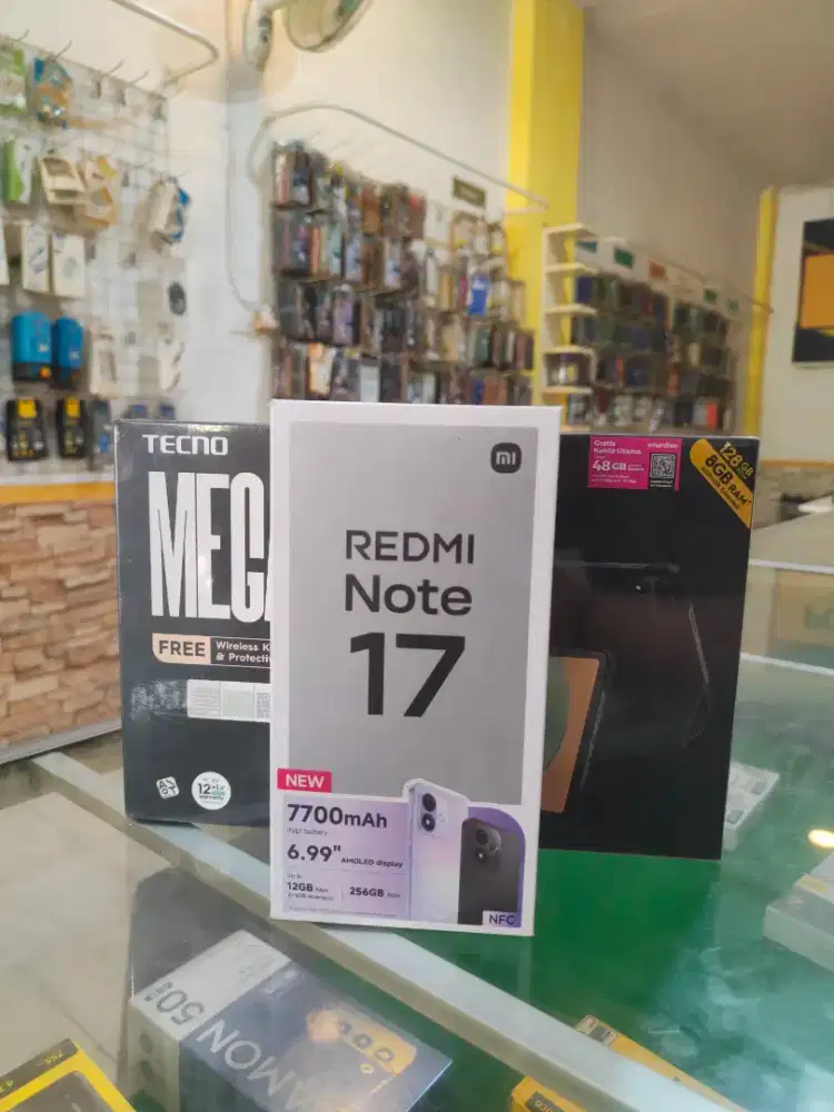 REDMI NOTE 17 6/256 promo+bonus cash & credit garansi Resmi
