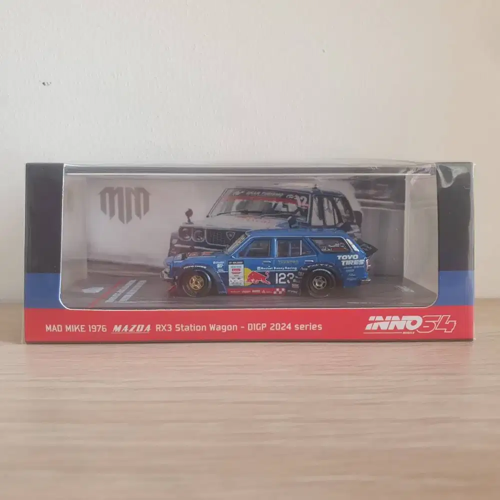 Inno64 Mad Mike Mazda RX3 Station Wagon 1/64 (D1GP 2024 Series, RX-3)
