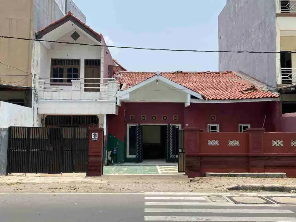 Rumah Usaha Murah Tanah Luas Pinggir Jalan Raya Buaran