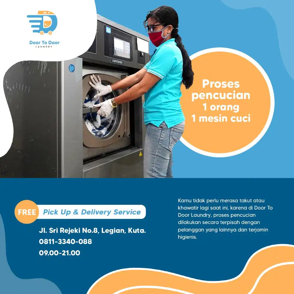 DIBUTUHKAN SEGERA: STAFF LAUNDRY KILOAN (BABAKAN CANGGU)