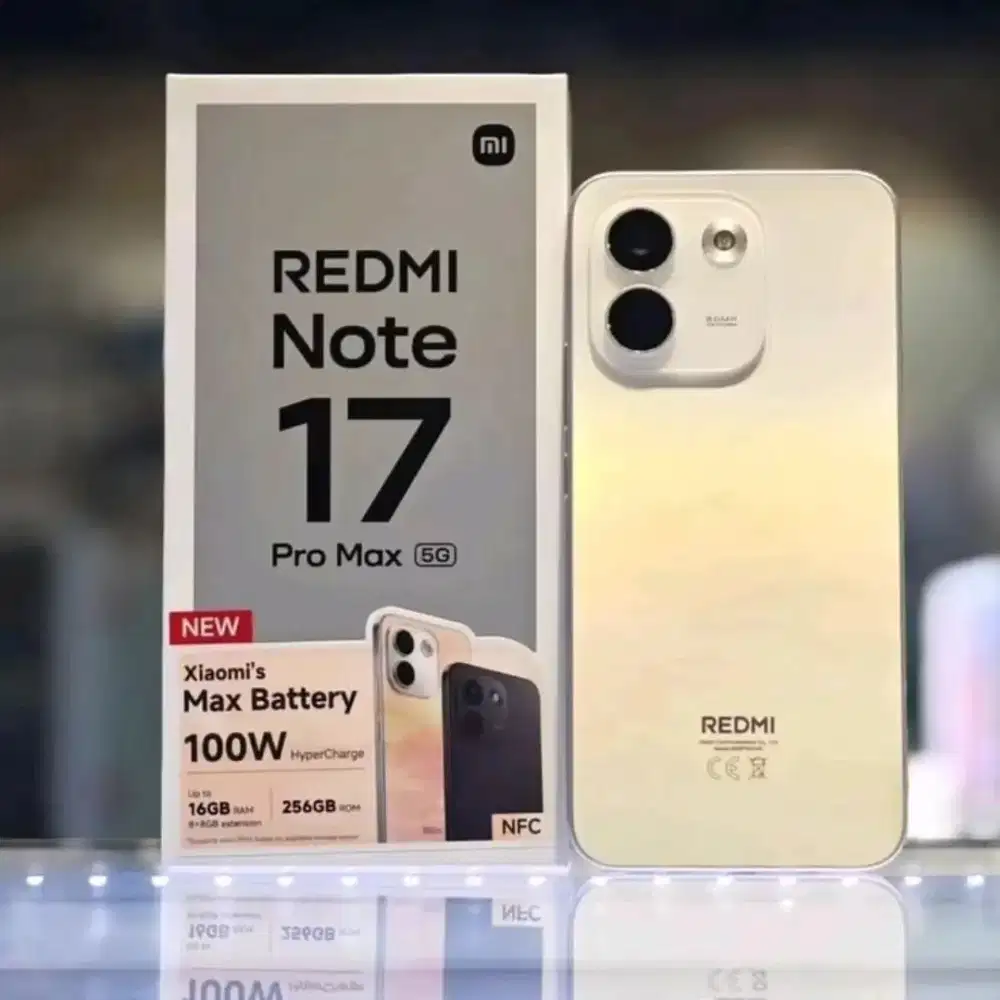 READY REDMI NOTE 17 PRO MAX 5G 8/256