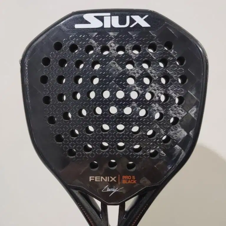 Raket Padel Siux Fenix Pro 5 Black Leo Augsburger Second