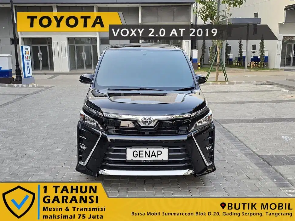 Voxy 2.0 AT 2019 Hitam. TDP Minim 23 juta