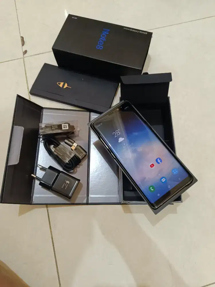 Samsung Note 8 6/64 Sein fullset mlusss like new josss lancar jyaa