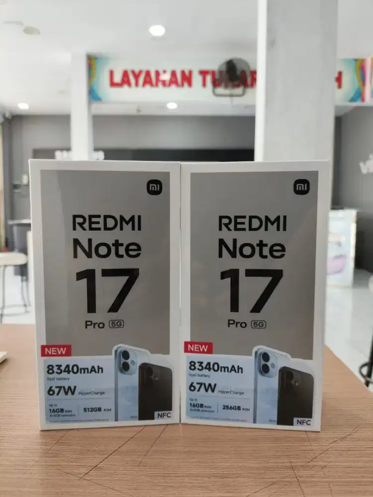 REDMI NOTE 17 PRO 5G 8/512GB NEW GARANSI RESMI
