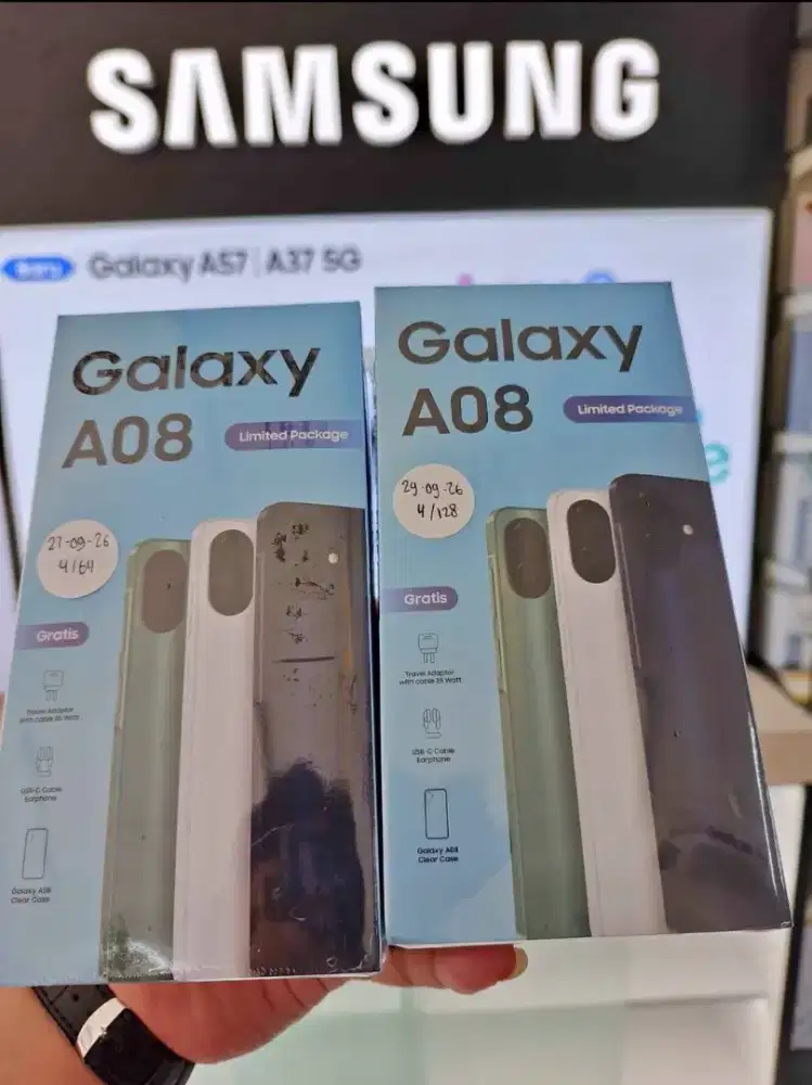 SAMSUNG GALAXY A08 4/128GB NEW GARANSI RESMI