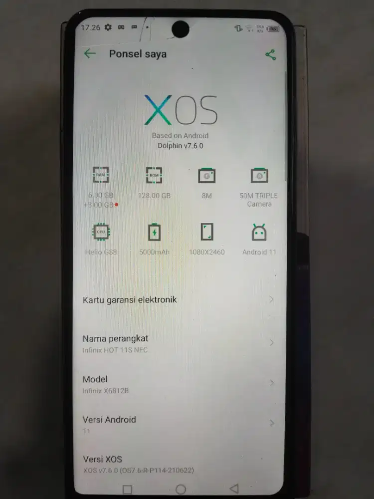 Infinix hot 11s NFC 6/128