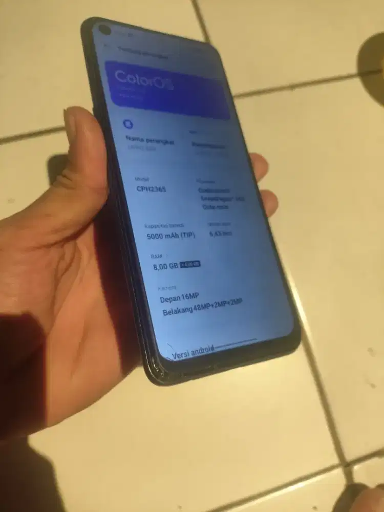 Oppo a95 ram 8+8/128 minus
Kamera off