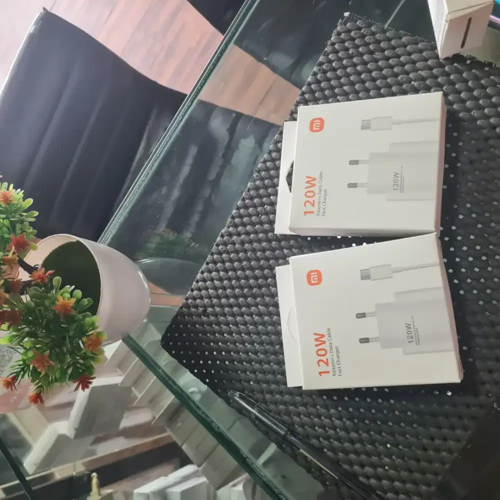 Adapter Charger Xiaomi 120W USB-C + Kabel Fast Charging Baru