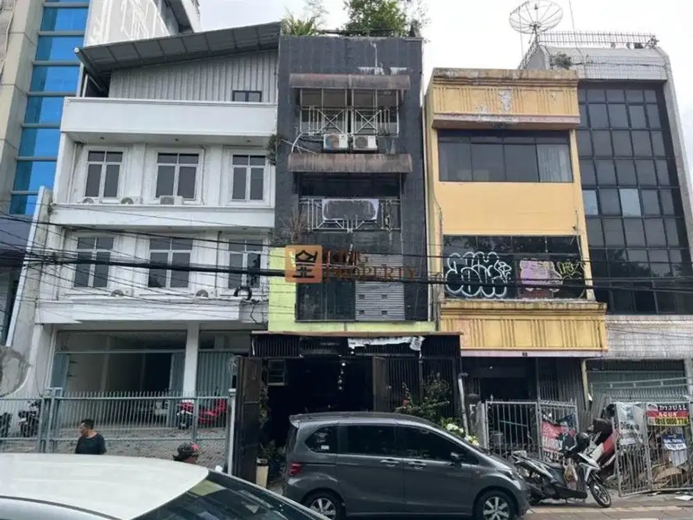 Investasi Properti Jakarta Pusat! Dijual Ruko Cideng LT 195 M², LB 875 M² untuk Kantor & Showroom