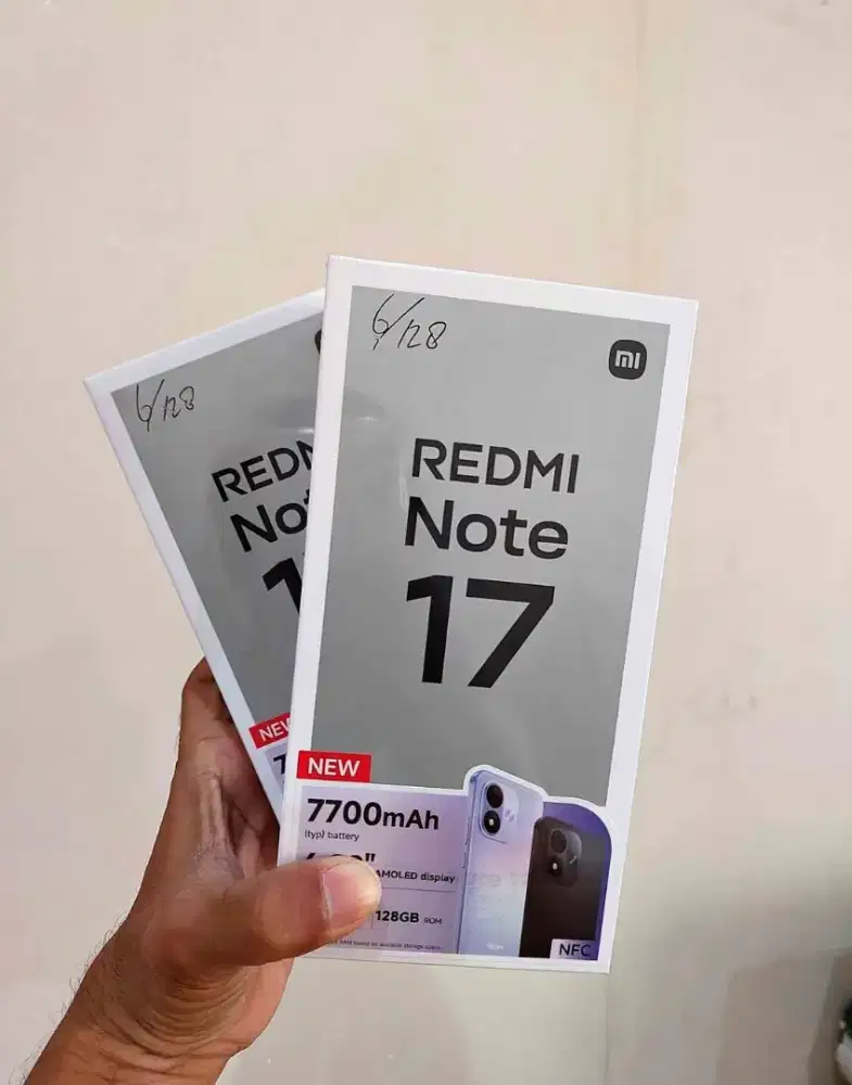 REDMI NOTE 17 6/128 BARU