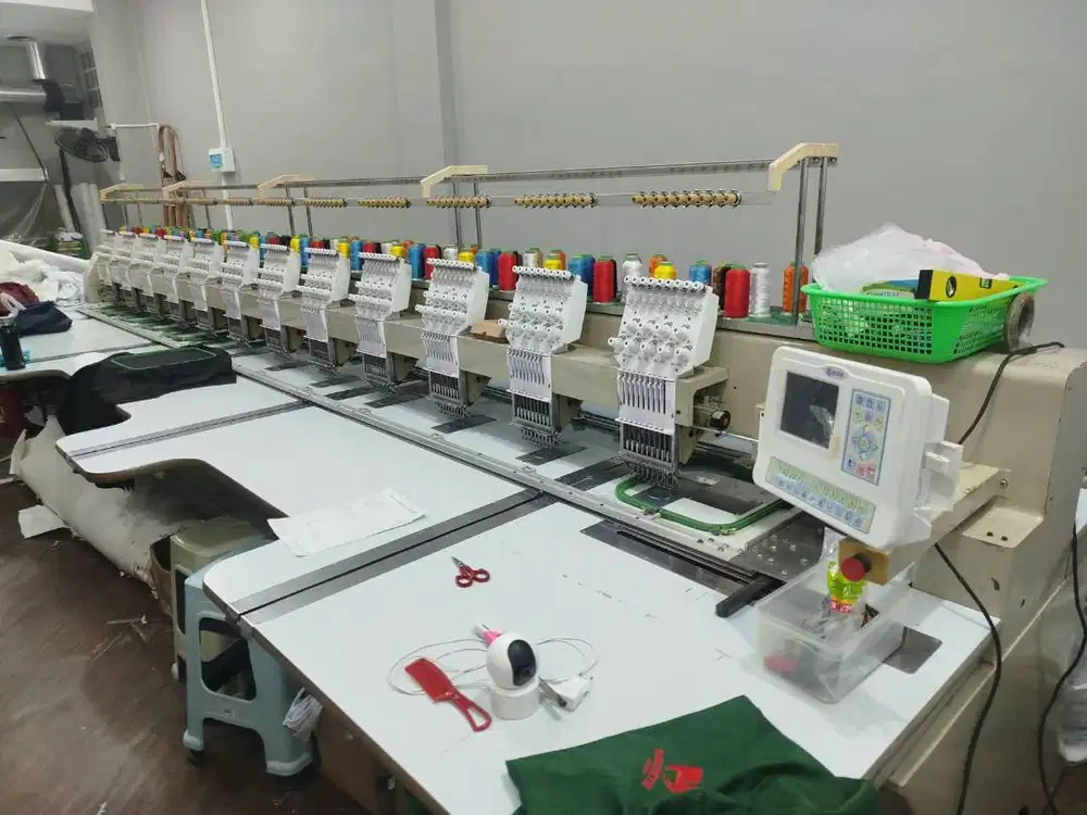 Mesin Bordir Komputer Kaesar Special 12 Kepala Siap Pakai Medan