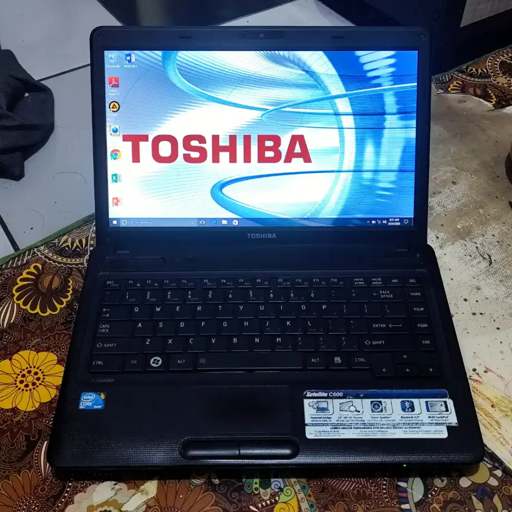 Jual murah laptop toshiba cocok buat anak sekolah