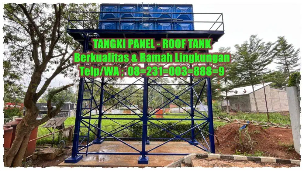 Tangki Panel,Tangki Air Fiberglass,Roof Tank,Tangki Air Kotak,Toren Ai