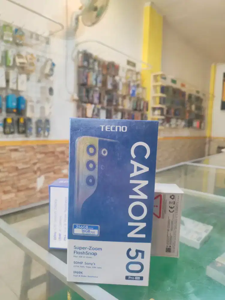 TECNO CAMON 50 PRO 8/256 promo+bonus cash & credit garansi Resmi