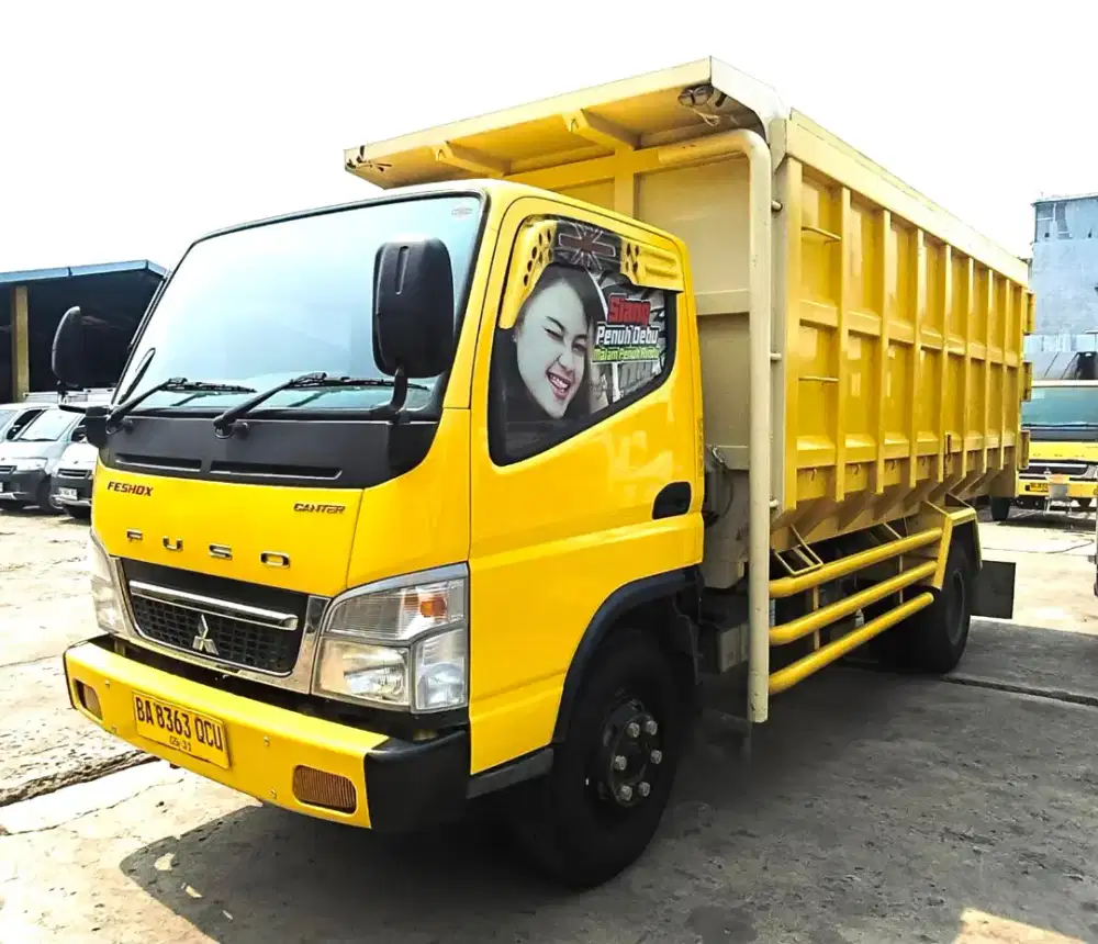 9ribuKM truk mitsubishi colt diesel canter FE 75 SHDX dump truck 2026