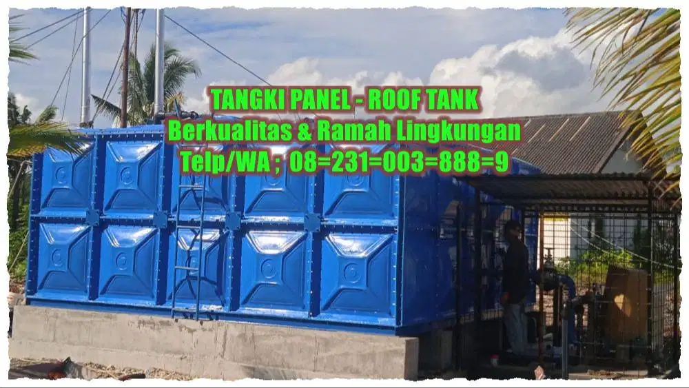 TANDON FRP – TANGKI AIR – TANGKI PANEL -PANEL TANK – TANGKI GWT