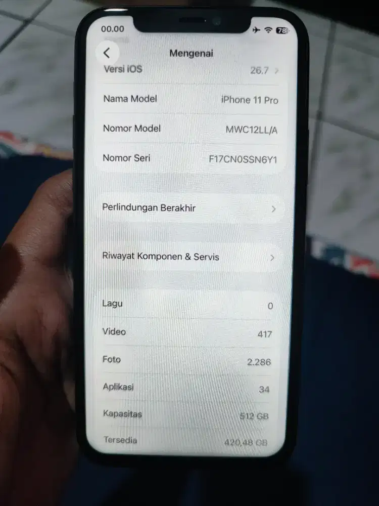 Iphone 11 pro 512gb beacukai
