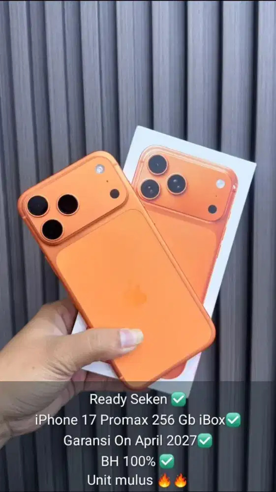 iPhone 17 pro max 256 gb