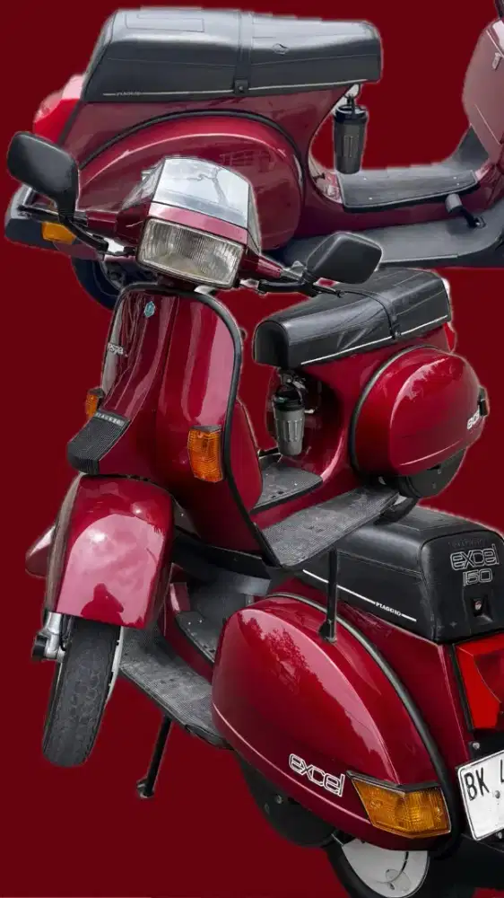 VESPA EXCEL RED ROSSO 150 (RESTORASI)