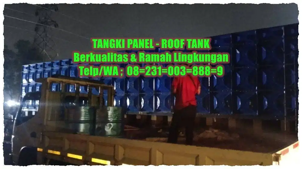 PANEL TANK – TANGKI AIR – TANGKI PANEL – ROOFTANK – TANGKI FIBERGLASS