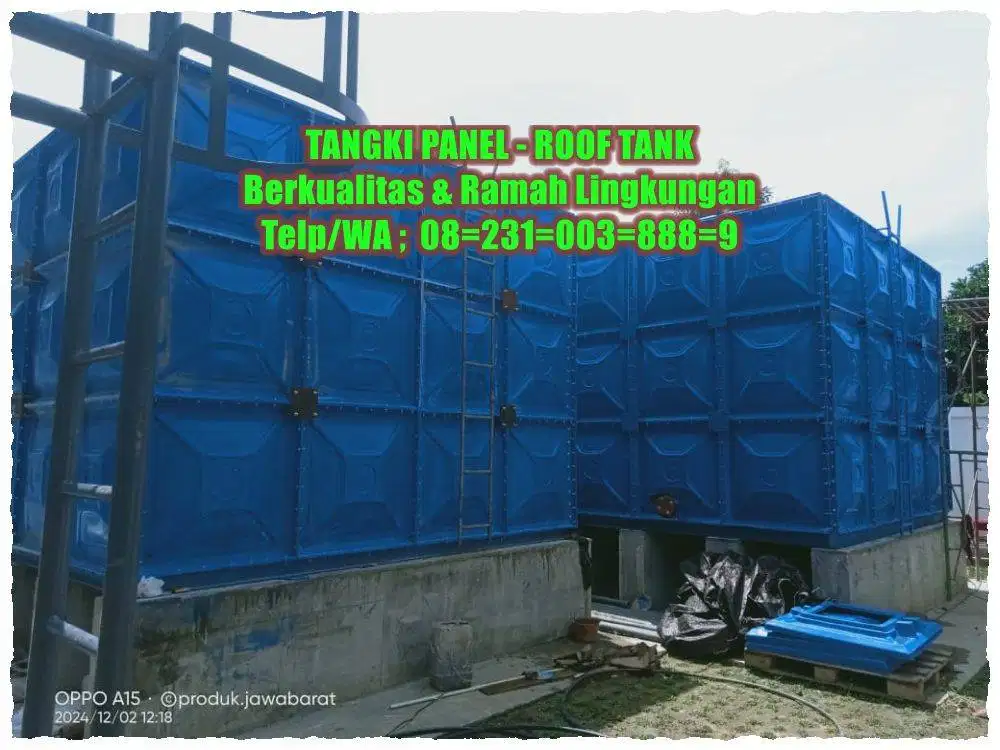 PANEL TANK – TANGKI AIR – TANGKI PANEL – ROOFTANK – TANGKI FIBERGLASS