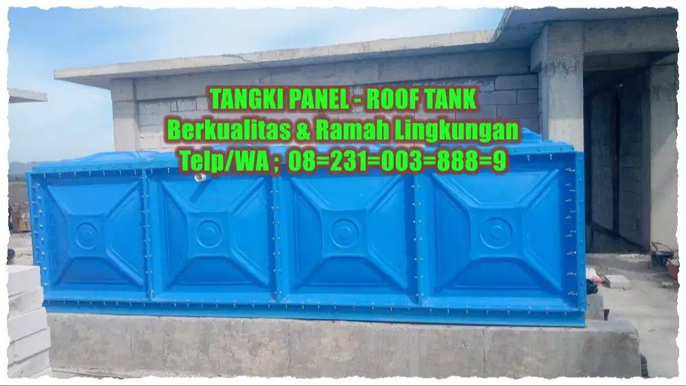 PANEL TANK – TANGKI AIR – TANGKI PANEL – ROOFTANK – TANGKI FIBERGLASS