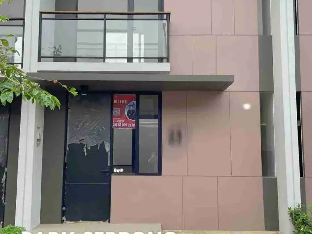 Disewakan Termurah Rumah Baru Park Serpong Nempel Gading Serpong