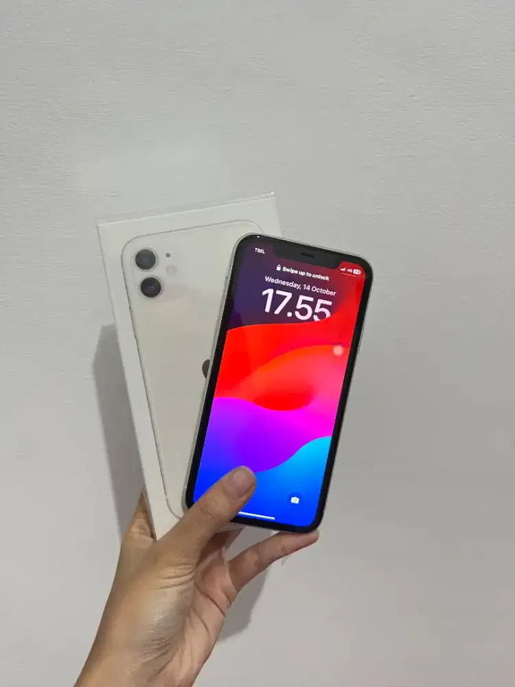 iPhone 11 64GB (putih) IBOX! nego
