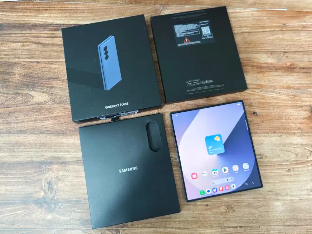 Samsung Galaxy Z Fold 6 12GB 1TB Blue Ex Sein Normal Bisa COD