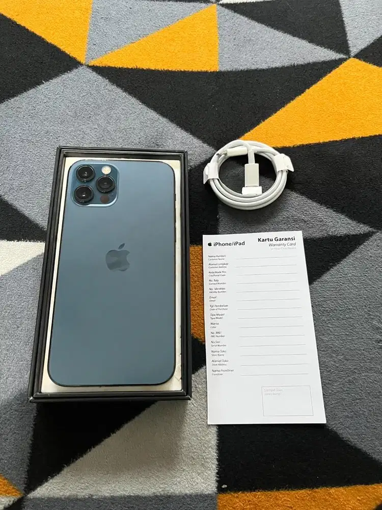 JUAL IPHONE 12 PRO 128GB BLACK - IBOX