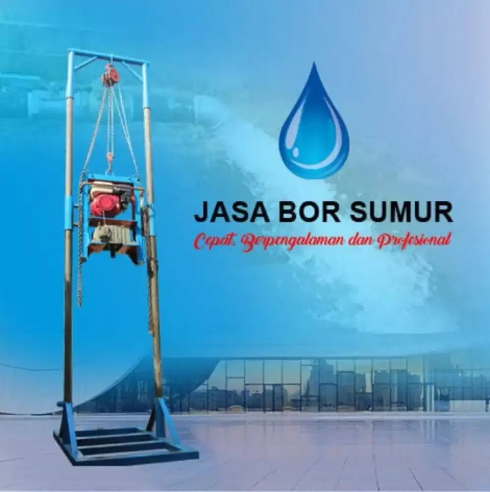 Jasa sumur bor & service mesin pompa air