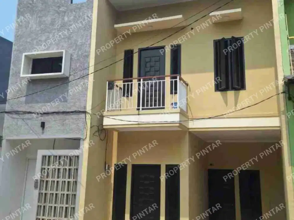 DI JUAL RUMAH MURAH 2 LANTAI SECONDARY DLM KOMPLEK BISA KPR PRIBADI DI KAMPUNG TENGAH KRAMAT JATI JAKTIM