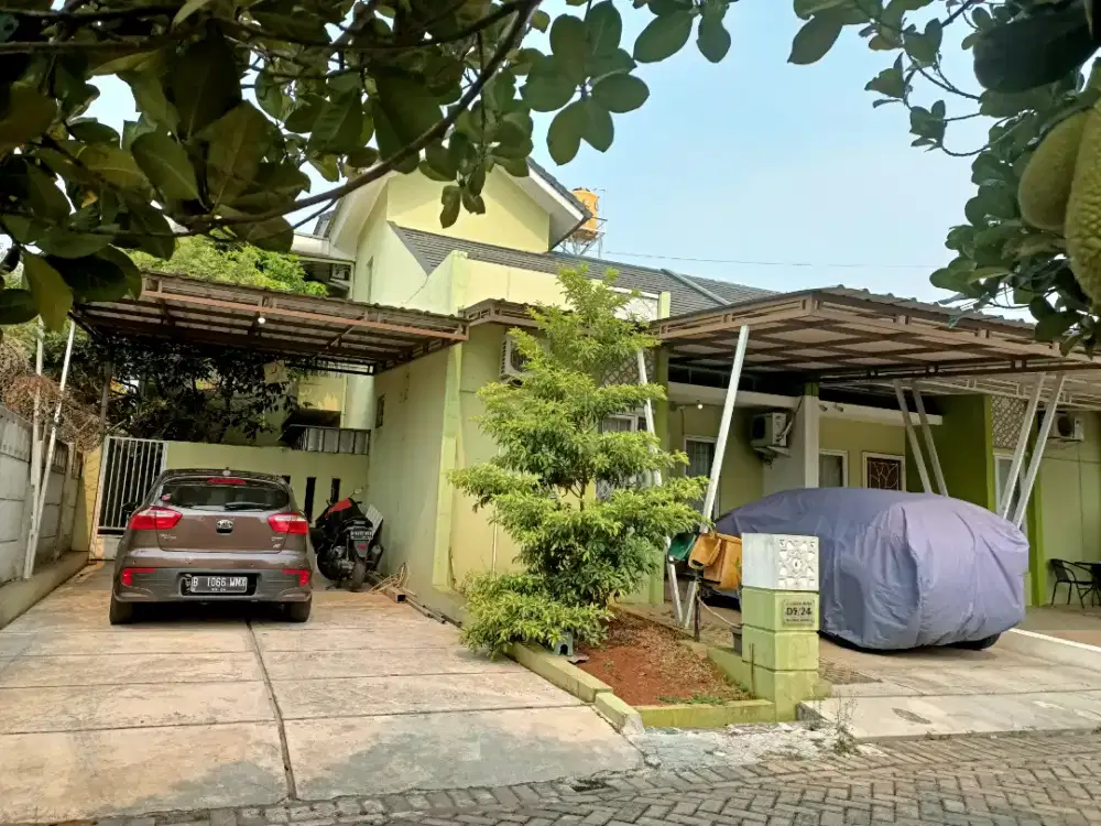 Rumah Hoek 2 lantai Villa Rizki Ilhami 2 Cluster Mina Sawangan Depok