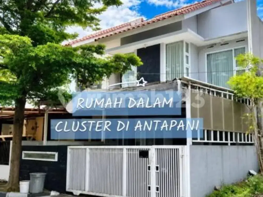 Rumah Bagus Dalam Cluster One Gate System di Antapani Bandung