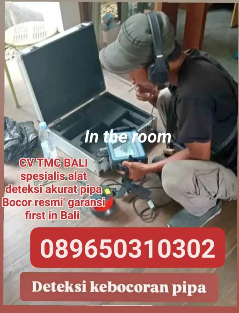 Jasa alat deteksi bocor pipa akurat 100% resmi garansi