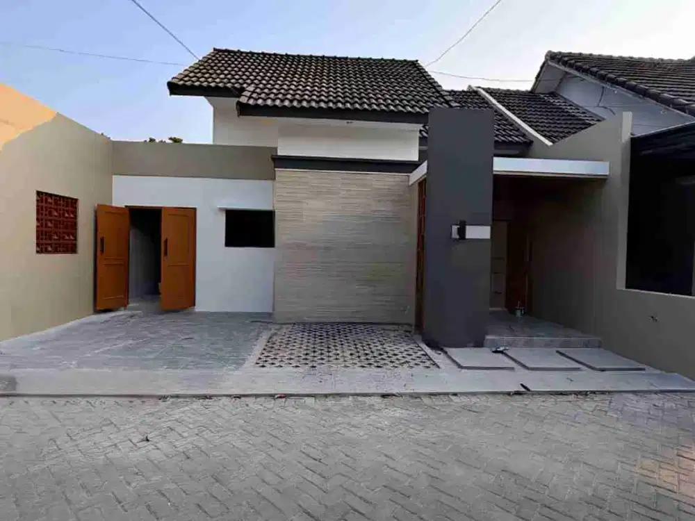 RUMAH CANTIK MINIMALIS ELEGAN DALAM MINI CLUSTER DEKAT PASAR STAN MAGUWOHARJO