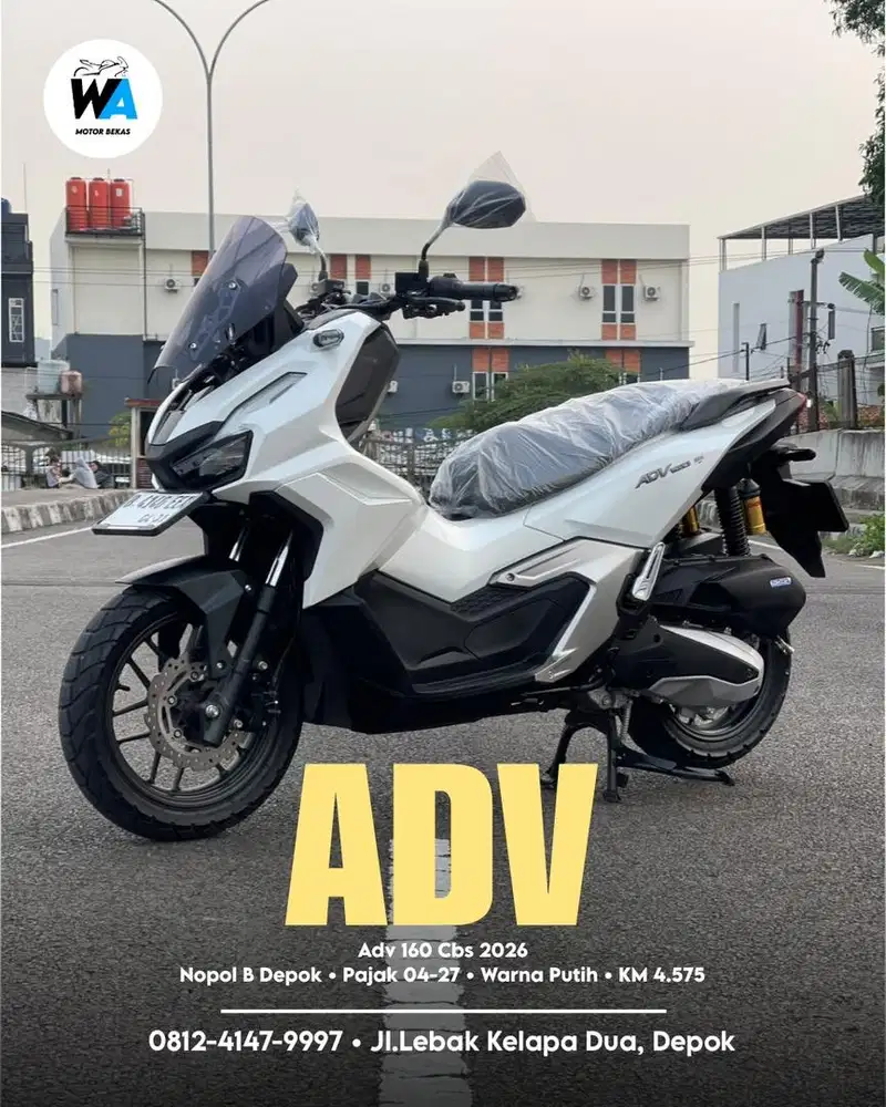LIKE NEW Honda Adv 160 Cbs Tahun 2024 Cash/Kredit BERGARANSI
