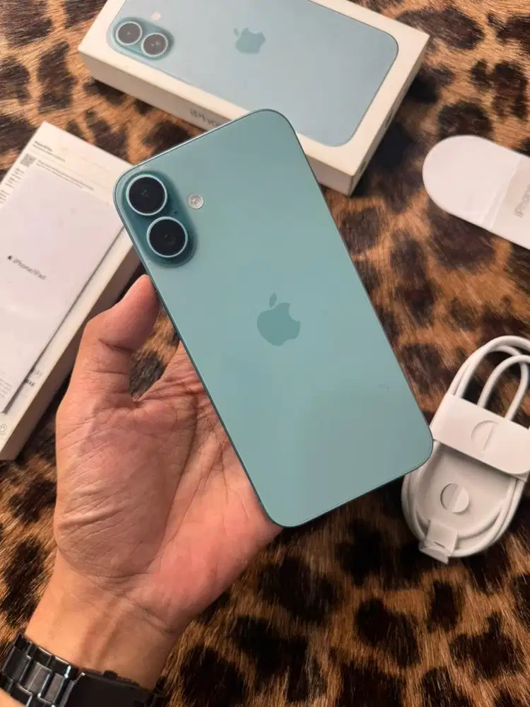 iPhone 16 Plus 128GB BH98 Resmi (Teal)
