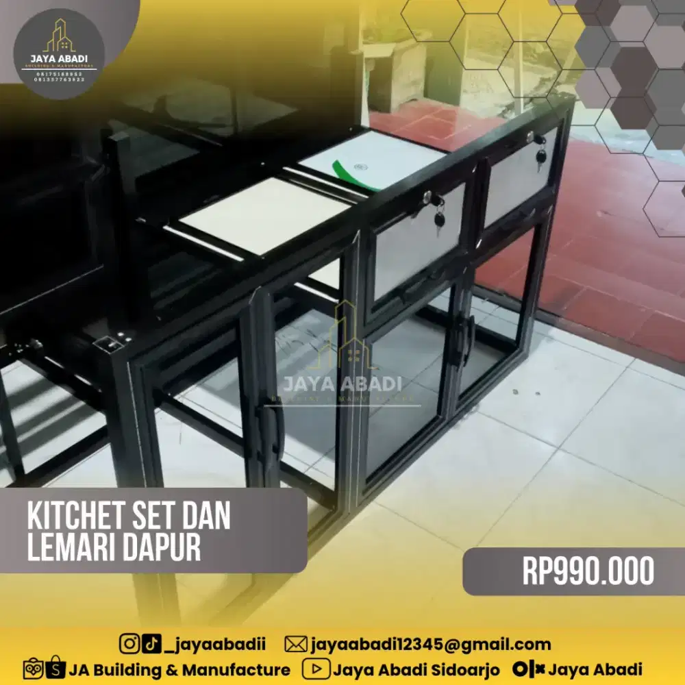 (PEMESANAN) KITCHEN SET ALUMINIUM DAN ACP