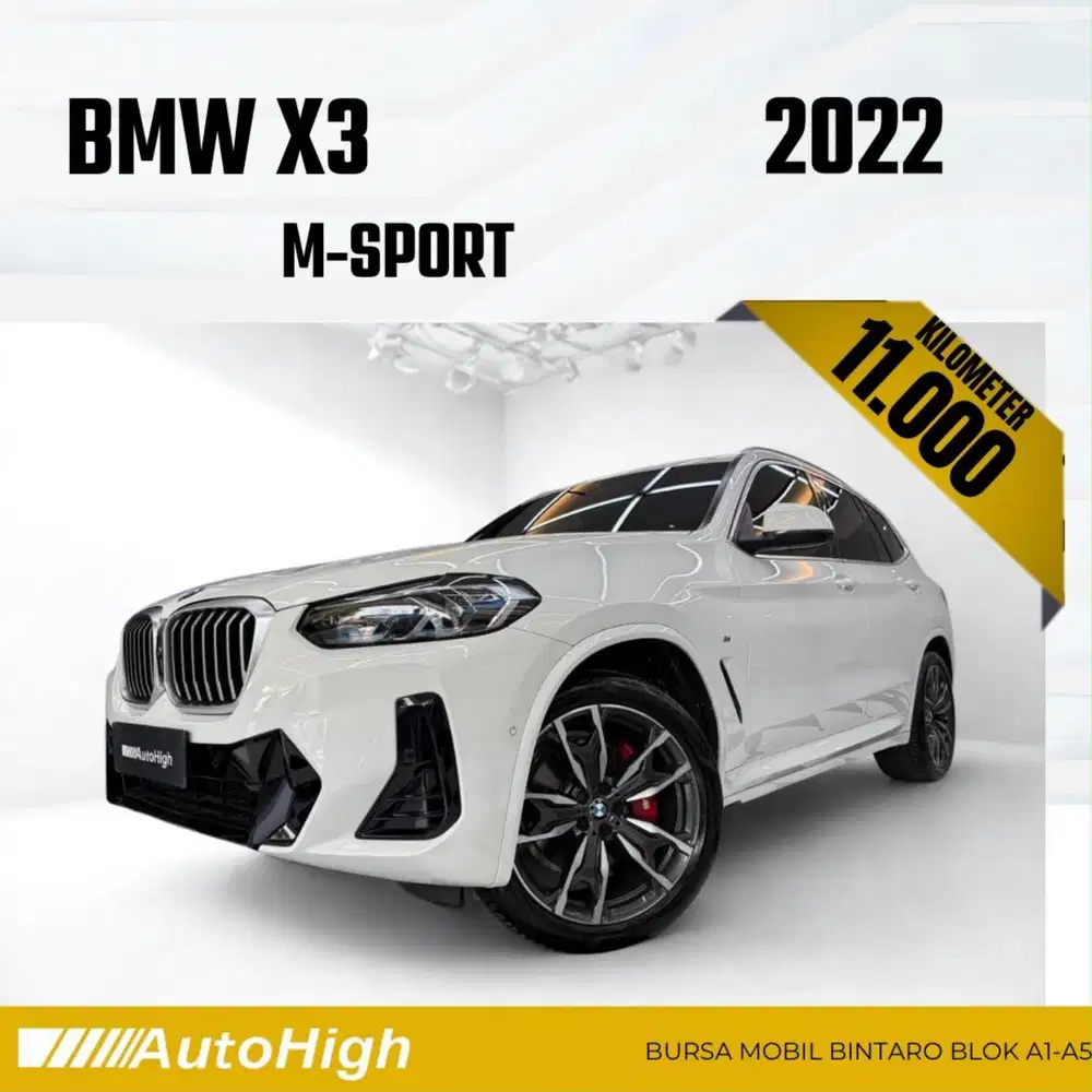 DP10% [Km11.000] X3 M-Sport 2022 White Reg 2023 #AUTOHIGH