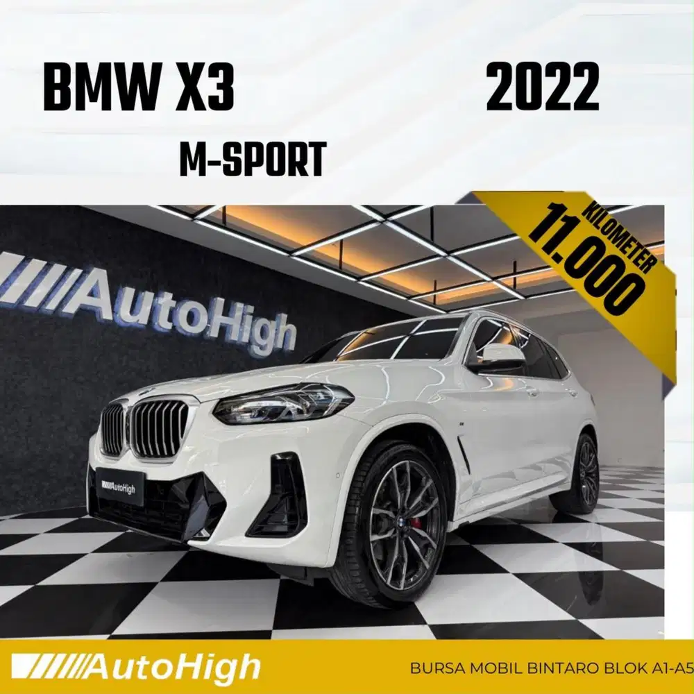 DP10% [Km11.000] X3 M-Sport 2022 White Reg 2024 #AUTOHIGH
