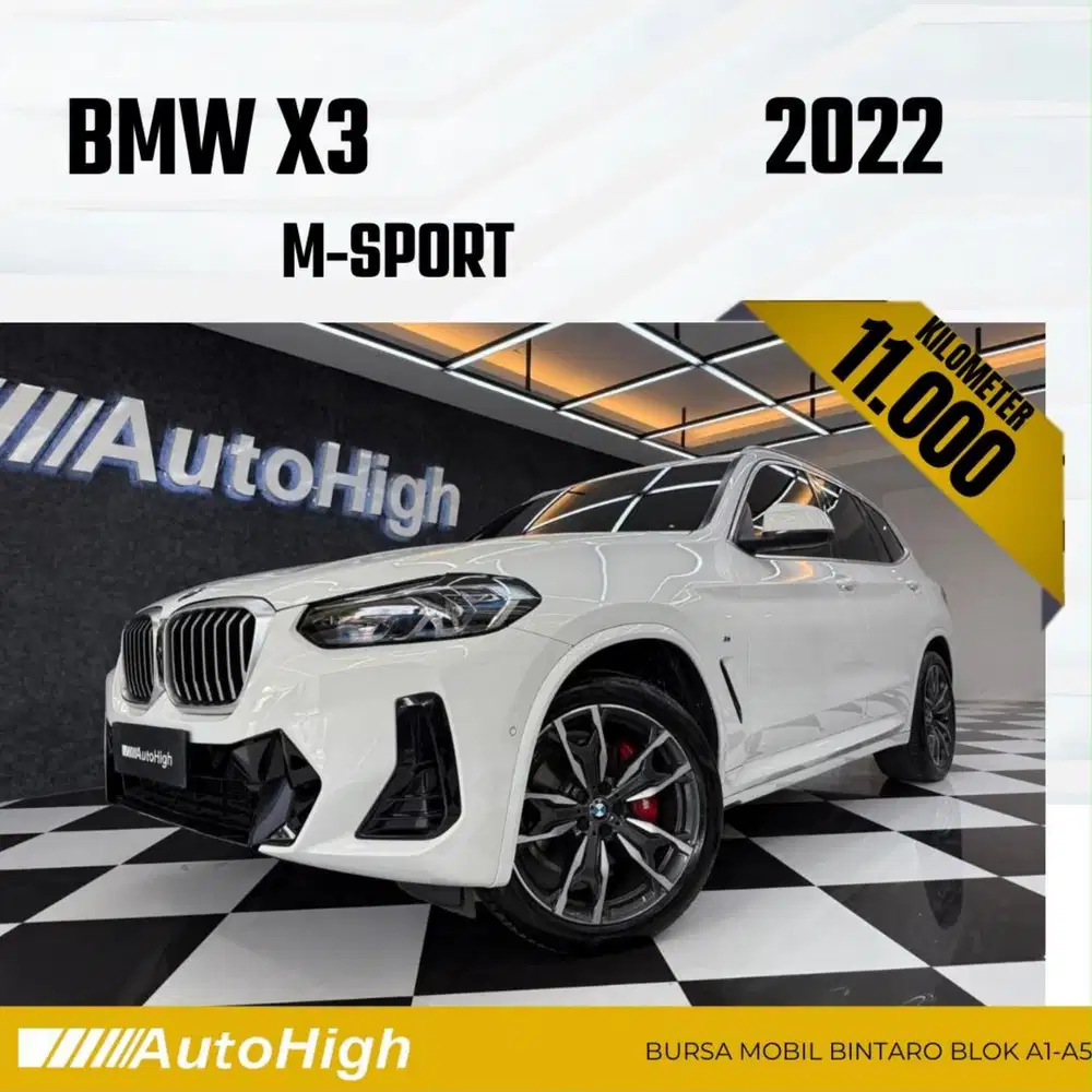 DP10% [Km11.000] X3 M-Sport 2022 White Reg 2024 #AUTOHIGH