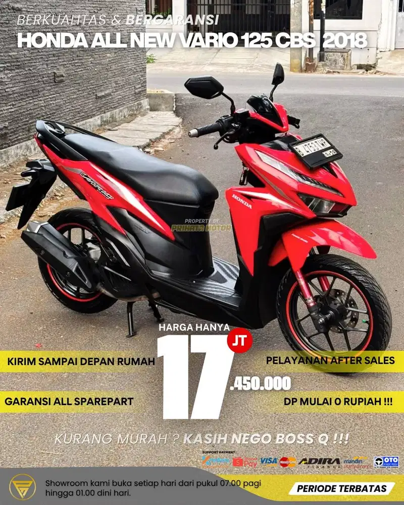 HONDA ALL NEW VARIO 125 CBS 2018 !!!