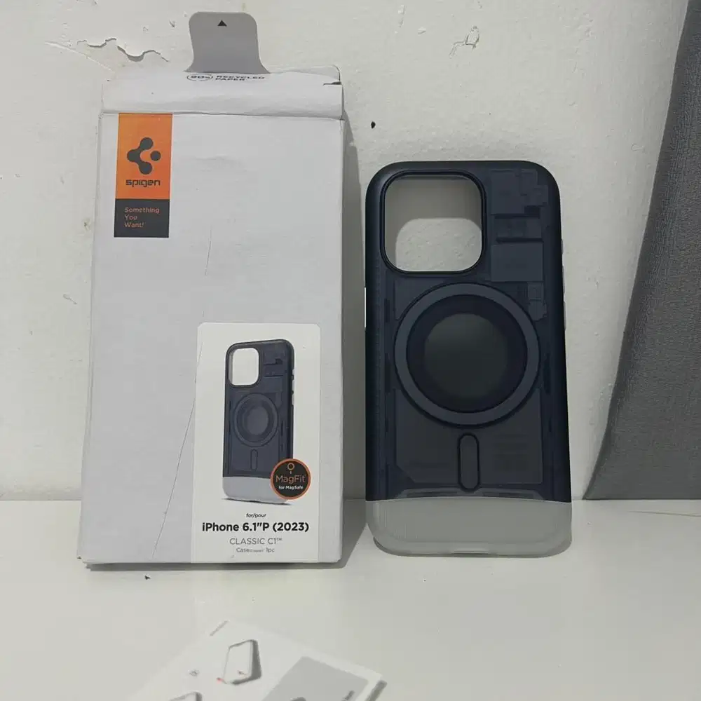 Spigen C1 Case Iphone 15 Pro Original Second Likenew